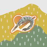 Image 3 of Shrimp Sticker