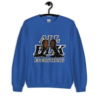 Image 4 of All BLK Everything Sweatshirt