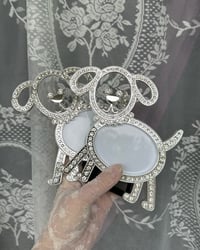 Image 2 of ‘Dreamy’ Dog Portrait ~ Rhinestone Dog Frame