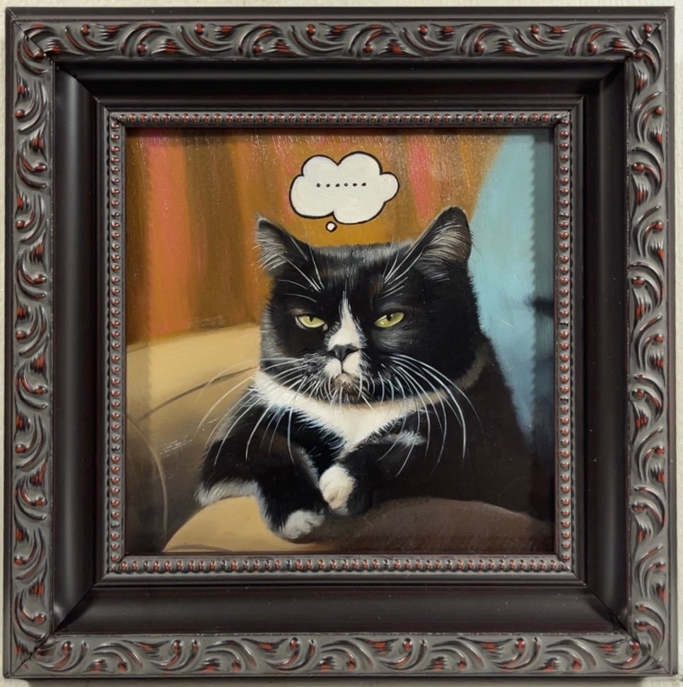 Image of "Grump" Original painting 