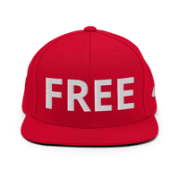 Image 3 of Classic Red FREE Snapback Hat (SS 2025)