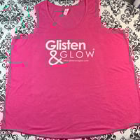 Image 4 of Glisten & Glow Perfect Tri Racerback tank