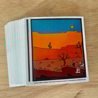 Image of Desert Scene Sticker