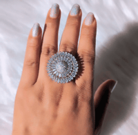 Image 1 of ADR_2003_American Diamond Adjustable Ring 