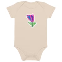 Image 3 of Tulip Organic cotton baby bodysuit