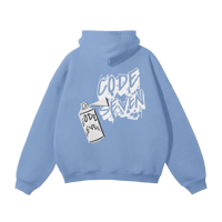 Image 2 of Street Canvas Hoodie - Baby Blue