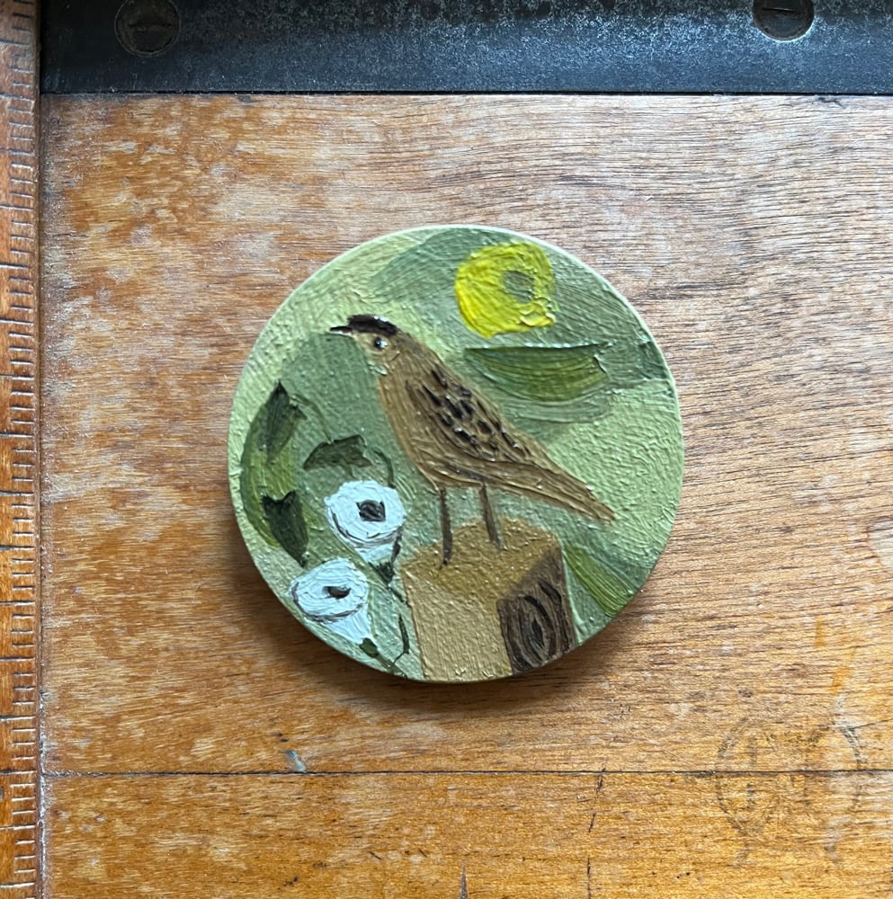 Image of Sparrow brooch 