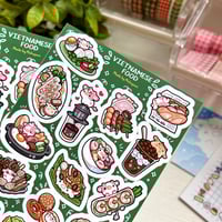 Image 3 of World's Food Tour | Vietnamese Food | Matte Sticker Sheet