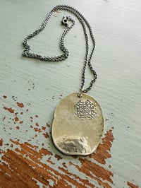 Image 7 of sterling silver Marcus Aurelius quote necklace