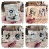 Image 2 of Vintage style button box and snippet book