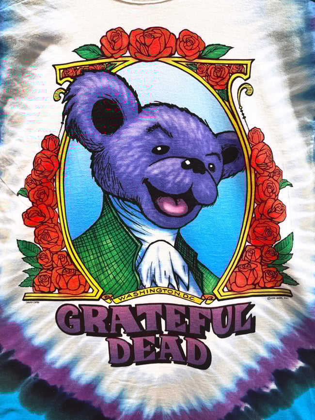Rare Grateful Dead 1995 D.C. Dead T-Shirt - Size XL