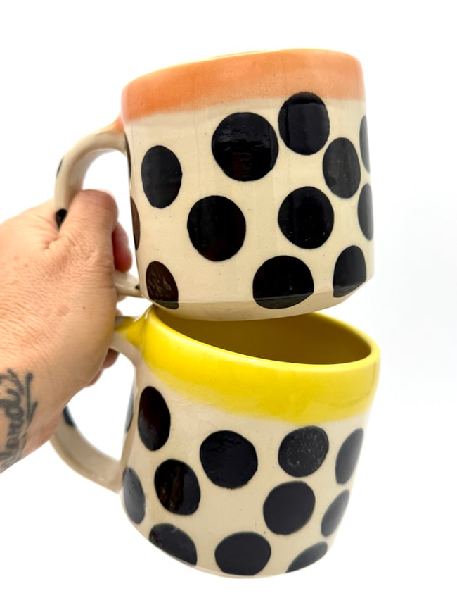 Polka Dot Mugs 