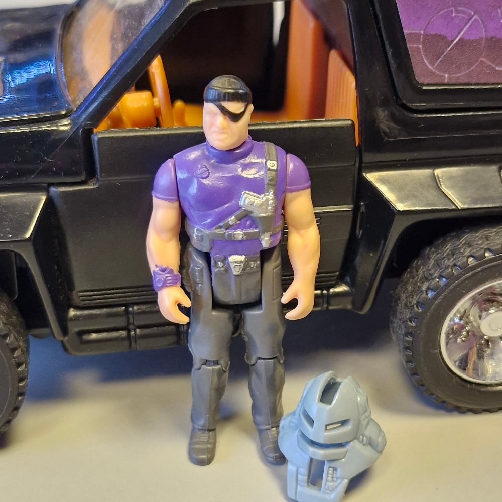Image of M.A.S.K. Jackhammer Vehicle with Figure – Vintage Kenner 1980s