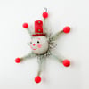 Top Hat Snowman in Chenille Star