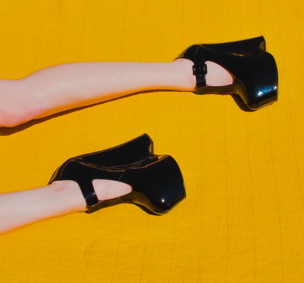 Von D Shoe US9 Fetish black RRP $250
