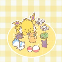 Jolteon & Pals Vinyl Sticker