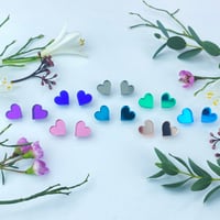 Srdíčka Větsi barevné zrcadlové