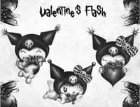 Kuromi Valentines Flash Sheet