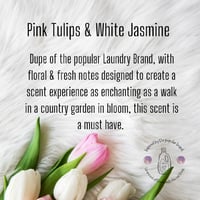 Image 2 of Pink Tulips & White Jasmine