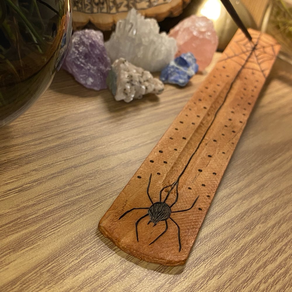 Image of Spider’s Web Incense Holder