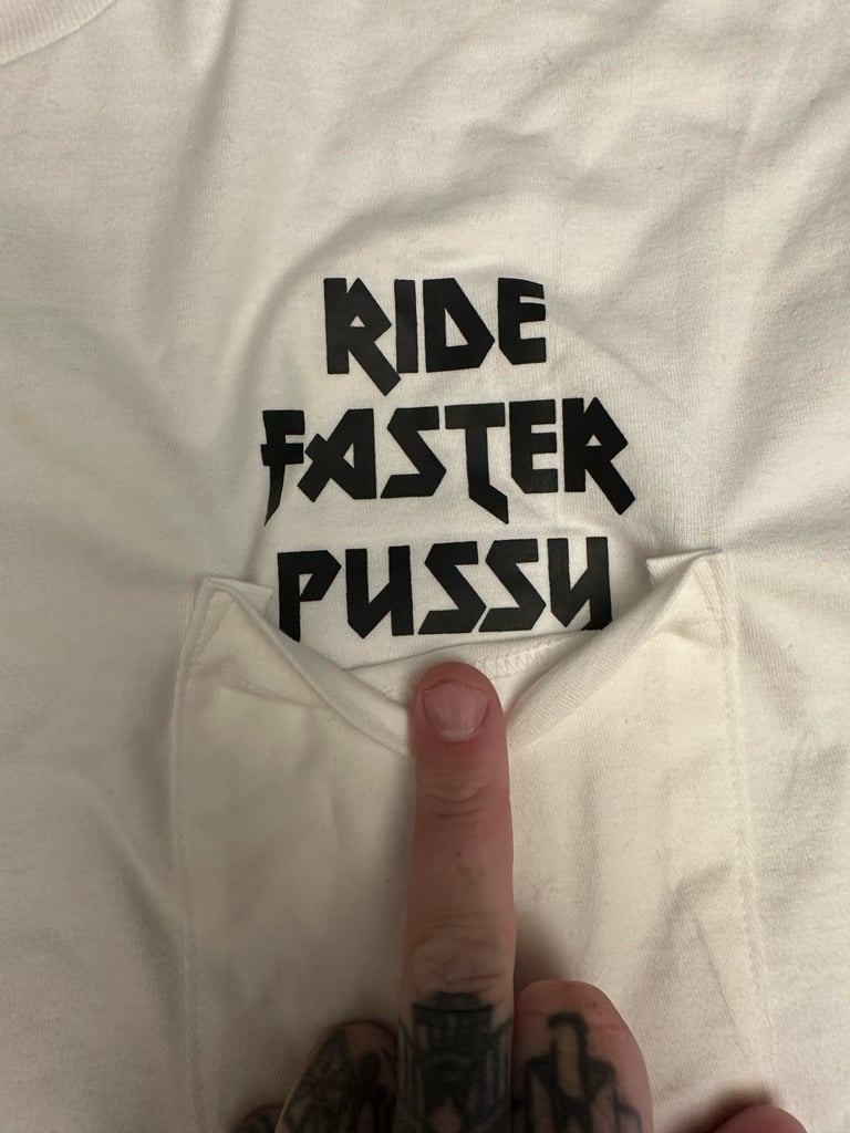 Pocket Pussy Tee White Image 2