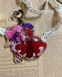 Image 5 of PRE-ORDER - Yuri Keychains! Green Yuri and Utena