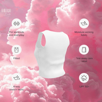 Image 3 of ‘She walks in the Spirit’ crop top