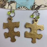 Image 3 of Puzzle Piece Earrings Monet 