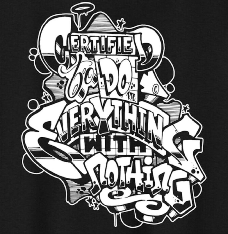 Certified to do everything with nothing tee Image 2