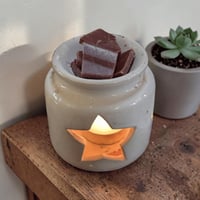 Wax melt starter kit (1 burner, 4 wax melt clamshells)