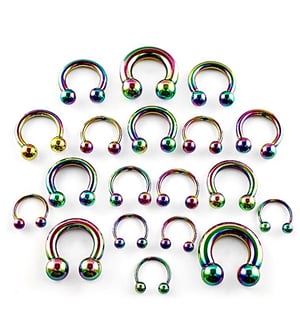 Circular Barbell Piercing Jewerly 