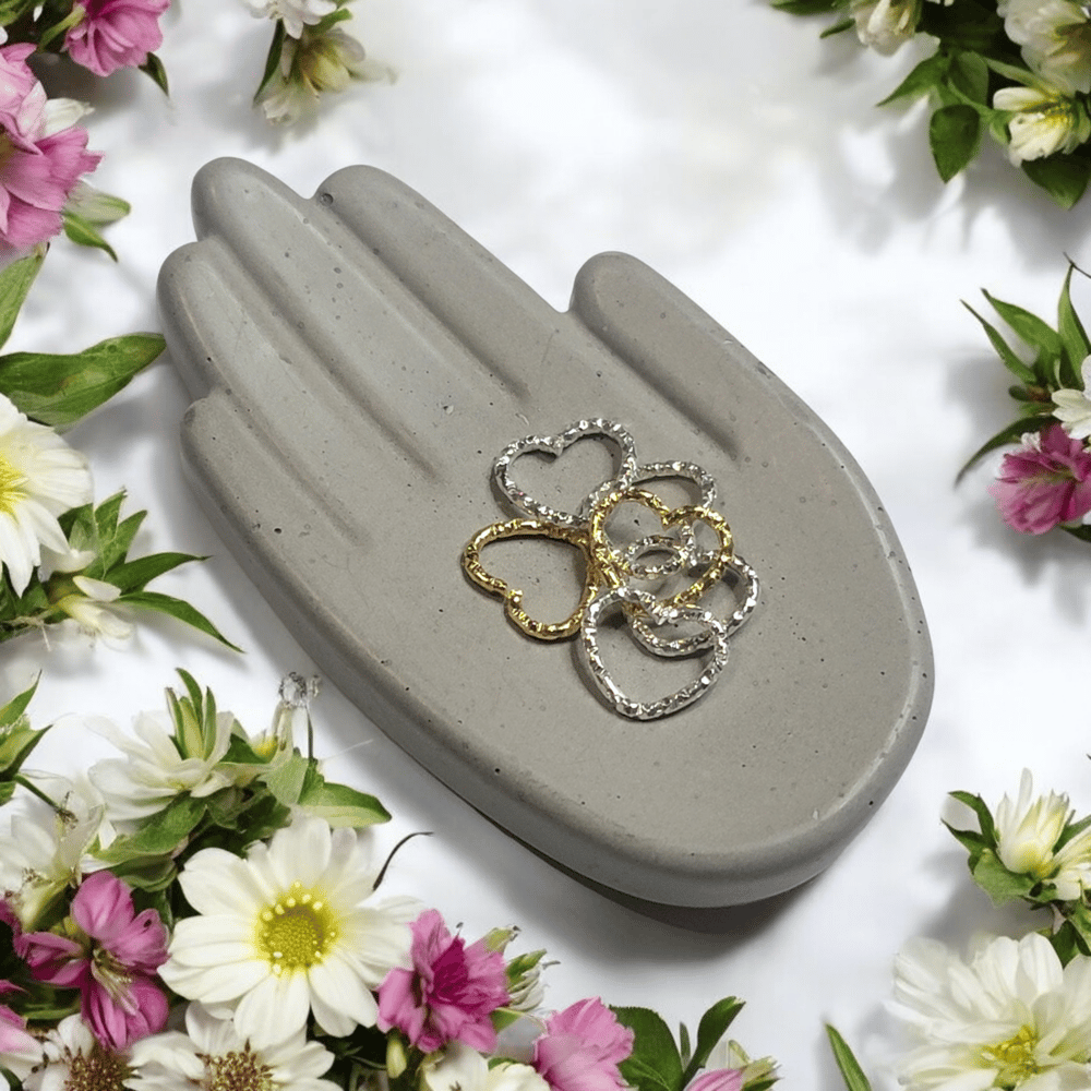 Image of Cement Hand Trinket Dish