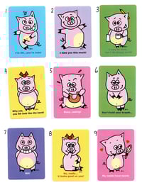 Image 2 of silly pig stickers