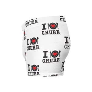 Image of I Love C.H.U.B.B. - Boxer Briefs (White)