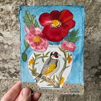 Image 1 of Goldfinch and Poppies