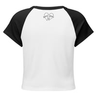 Image 2 of Women’s micro rib raglan baby tee
