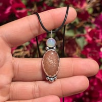 Image 3 of Peach Moonstone x Ethiopian Opal 💗
