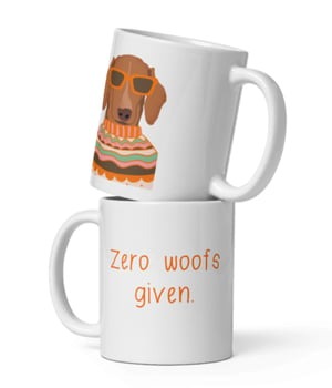 Image of Zero Woofs Given Mug