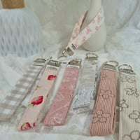 Image 2 of Fabric Wristlet Keychain