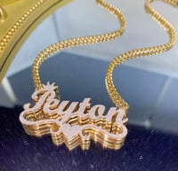 Image 3 of Glitter Custom Name Necklace