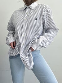 Image 2 of Nautica striped shirt // XXL