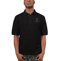 Image 2 of La Clasica Men's Premium Polo - Black 