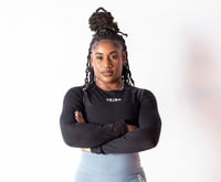 Image 5 of OBSIDIAN Long Sleeve Crop Top