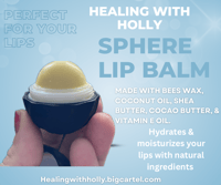 Image 1 of Sphere shaped lip balms 