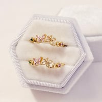 Image 1 of Pink Butterfly Garden Ring