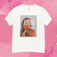 Image 1 of Biblical Baddie ™ : Lip Liner’ Graphic Tee Collection 