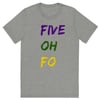 Five Oh Fo (504) Mardi Gras Short sleeve Unisex t-shirt