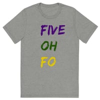 Five Oh Fo (504) Mardi Gras Short sleeve Unisex t-shirt