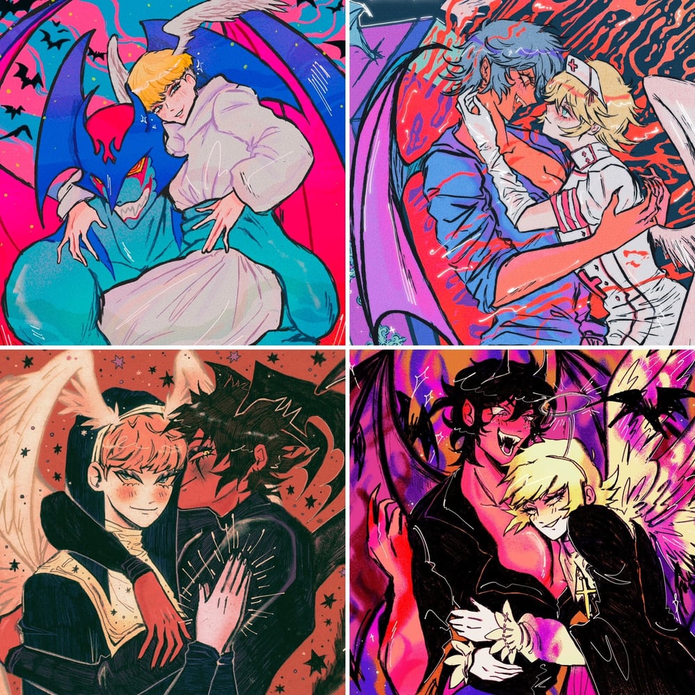 Image of Devilman Halloween A4 Prints