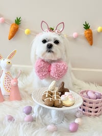 Image 2 of FLUFFY CROCHET BOW 